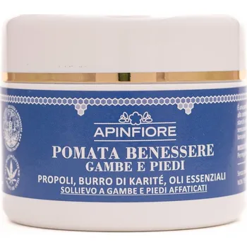 Tělové mléko Apinfiore Pomata Benessere Gambe E Piedi, Propoli | Mast na nohy a chodidla s esenciálními oleji 100 ml