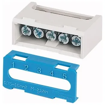 Elektroinstalační materiál EATON Svorkovnice N-FI-KLV samostatná šroubová 178911