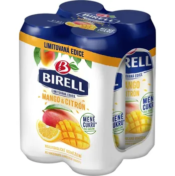 Birell Mango a citron 4x 0,5 l plech Pivo Birell Mango a citron 4x 0,5 l plech