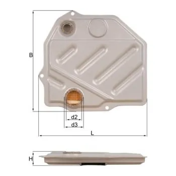 Hydraulický filtr Hydraulický filtr, automatická převodovka MAHLE HX 46