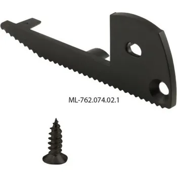 LED lišta Koncovka LED profilu BQ s otvorem černá McLED ML-762.074.02.1