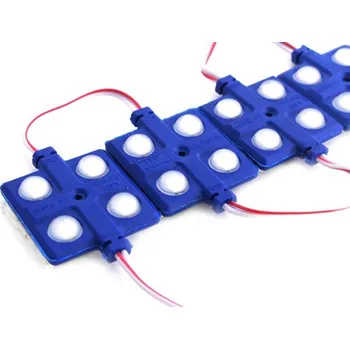 LED páska LED modul 4x 5730, modrý