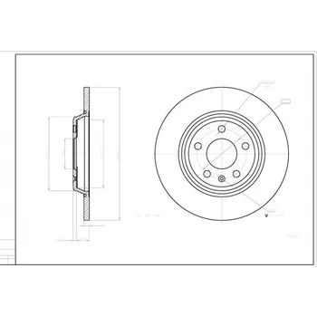 Brzdový kotouč Brzdový kotouč HART 232 227