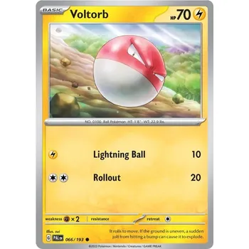 Karetní hra Voltorb 066/193 - Paldea Evolved Typ karty: Non-Holo