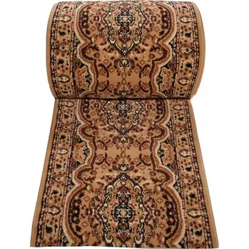 Koberec Makro Abra Běhoun ATLAS E951A tmavě béžový Šíře: 90 cm