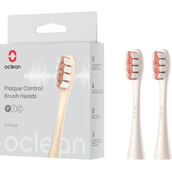 Náhradní hlavice k elektrickému kartáčku Oclean Plaque Control náhradní hlavice Medium (zlatá), 2ks