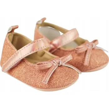 Capáčky Kojenecké capáčky/botičky s mašličkou, zlaté, Baby Nellys, Velikost koj. oblečení 68-80 (6-12m)