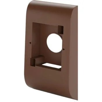 soklová lišta ASKO a.s. Multibox pro plast.lištu LP55 - hnědý 35x90x160