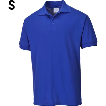 Pánské tričko G.Gastro Men's Workwear Polo Shirt – Royal Blue - Short Sleeve - Size S - 65% Polyester / 35% Cotton