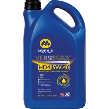 Motorový olej Morris Versimax HD4 15W-40 vícestupňový motorový olej , 5 l (Morris Lubricants - Made in UK)