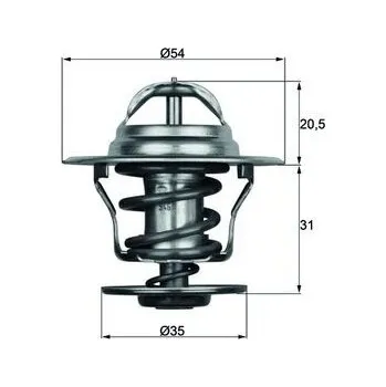 Těsnění motoru Termostat, chladivo MAHLE TX 15 87D