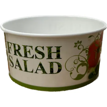 Jednorázové nádobí FLEXOBAL Papírová miska na salát 750ml (cena za 50ks)