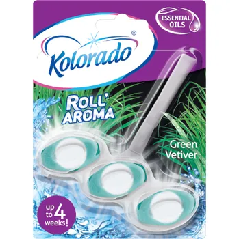 WC čistič KOLORADO ROLL AROMA WC závěs GREEN VETIVER 51g