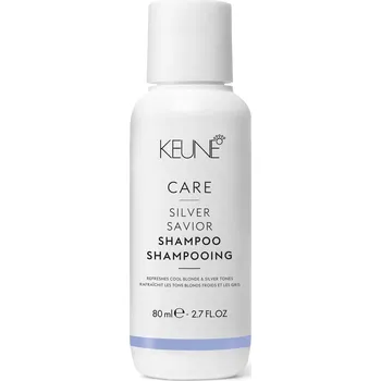 Šampon Keune Care Silver Savior Shampoo šampon pro neutralizaci žlutých nádechů 80 ml + Prodloužená možnost vrácení zboží do 30 dnů.