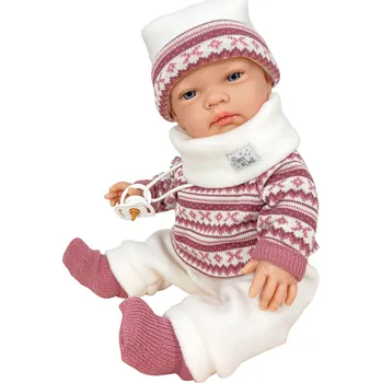 Panenka Nines Artesanals Reborn Baby 32400 plaváček kluk 45 cm