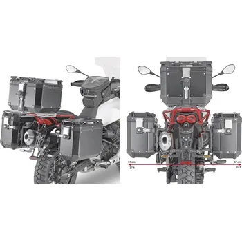 Nosič na motocykl a skútr KAPPA KLOR8203CAM nosič bočních kufrů MOTO GUZZI V85 TT (19-22)