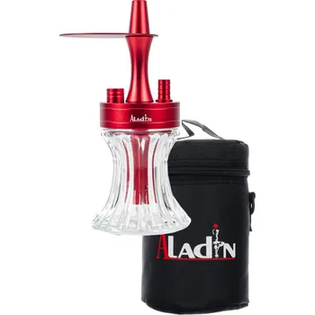 Čistič dýmky Vodní dýmka Aladin 2Go Alu 23 cm červená