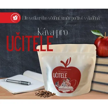 Káva Díky učitelům 100g (Kávový dárek pro učitele)