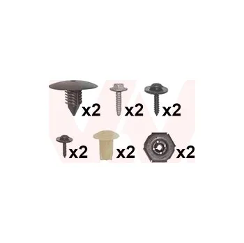 Nárazník Montážní sada, nárazník VAN WEZEL 4366793