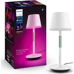Philips HUE Hue WACA Go venkovní stolní dotyková LED lampička 6,2W 530lm 2000-6500K RGB IP54, bílá