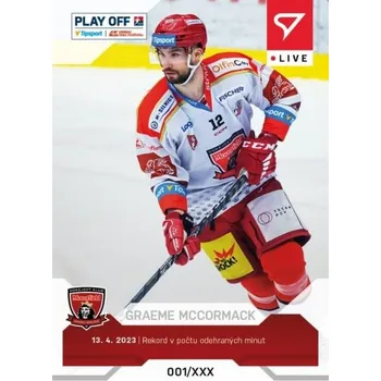 Karetní hra Hokejová karta Tipsport ELH 2022-2023 - L-116 Graeme McCormack