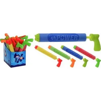pistole stříkací na vodu 39x5cm dětská mix barev