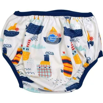 Kojenecké plavky Splash About Rostoucí plavky Happy Nappy Tug Boats Vel. 1-3 roky