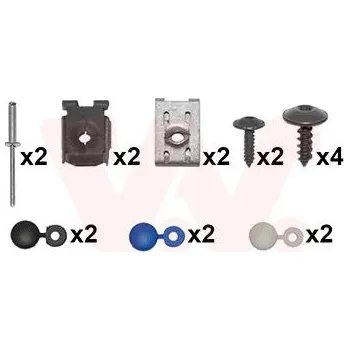 Nárazník Montážní sada, nárazník VAN WEZEL 5863793