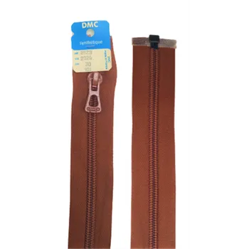 Zip DMC plastový dělitelný 6 mm délka 25 až 70 cm barva 2329 hnědá délka 75 cm