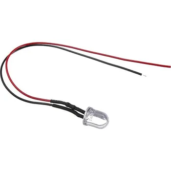 Autožárovka 12V LED Dioda 10mm, Zelená