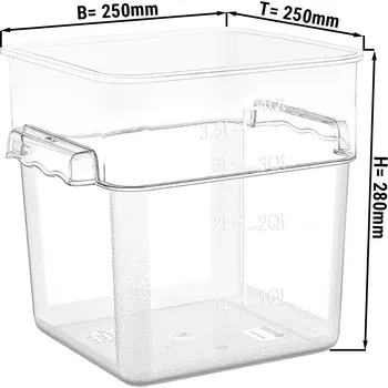 Dóza na potraviny G.Gastro Nádoba na potraviny - 7,6L