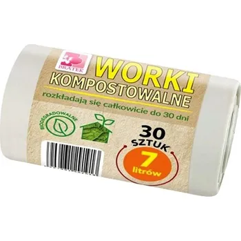 Pytle na odpadky BRATEK pevné ekologické pytle na odpad 7 l, 30 ks