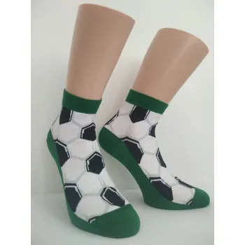 Pánské ponožky Pánské kotníkové ponožky TREPON Poborský, zelené