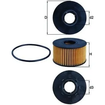 Olejový filtr Olejový filtr MAHLE OX 191D