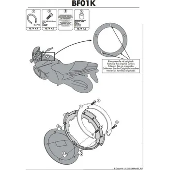 Motodoplněk KAPPA držák brašen na nádrž SUZUKI (KAPPA držák brašen na nádrž SUZUKI)