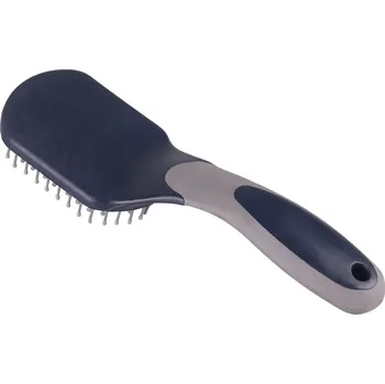 Čištění pro koně QHP Kartáč na hřívu a ocas QHP, navy/grey