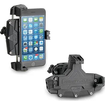 Zavazadlo na motocykl KAPPA držák telefonu SMART CLIP pro smartphony s rozměry od 112 X 52mm do 148 X 75mm (KAPPA držák telefonu SMART CLIP pro smartphony s rozměry od 112 X 52mm do 148 X 75mm)