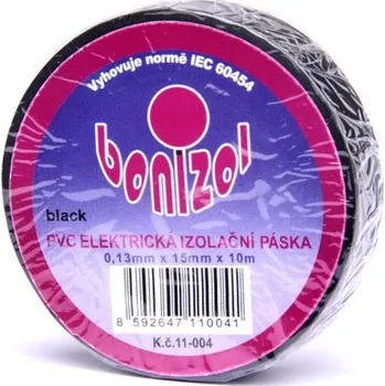 Auto elektroinstalace páska izolační PVC 15x10 černá