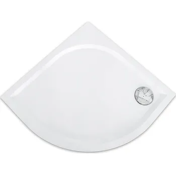 Sprchová vanička ARTTEC sprchová čtvrtkruhová vanička z litého mramoru LINEA 80 x 80 cm PAN04661