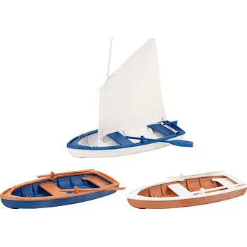 Modelová železnice Loďky 3 kusy G - Faller Pola 333150 (Zahradní železnice)