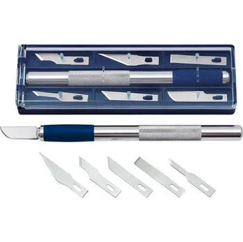 Kuchyňský nůž Hobby nůž, 15 cm, s 6 různými čepelemi, WEDO