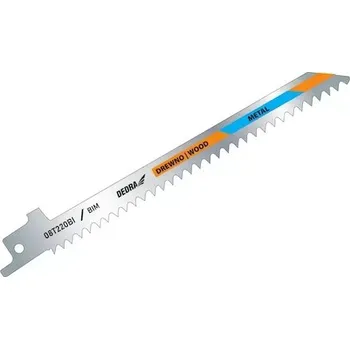 Pilový kotouč Dedra 08T220BI Pilové listy pro šavlovou pilu 150/125mm,dřevo+el.kov,BIM,2ks