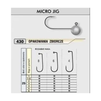 Rybářský háček Kamatsu Jig bez nálitku 4/1,5gr