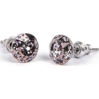 Náušnice Náušnice SWAROVSKI® Crystals, antická zlatá, 8 mm, ART CRYSTELA