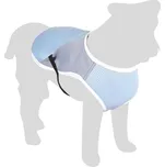 Flamingo Chladící vesta 35 cm modrá/šedá