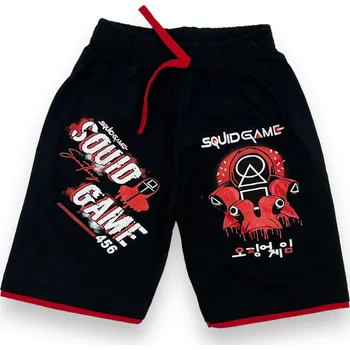Chlapecké kraťasy Zeyrek Chlapecké kraťasy Squid game Barva: Černá, Velikost: 104
