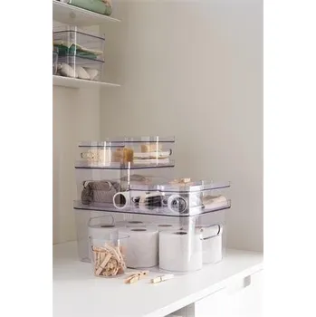 Archivační box Víko "Compact Clear XS", průhledné, SMARTSTORE 10590