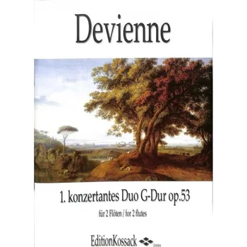 Konzertantes Duo 1 G Op. 53 - pro dvě příčné flétny