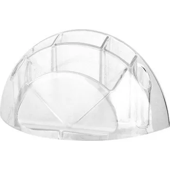 Stojánek na psací potřeby a kancelářské bločky, ICO, čirý