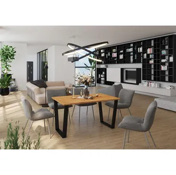 Jídelní stůl Jídelní stůl CEZAR dub artisan 138 x 90 cm